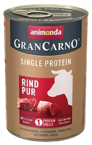 GRANCARNO Single Protein 400 g reines Rindfleisch, in der Dose für Hunde